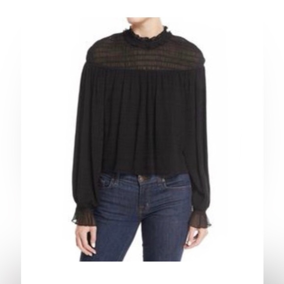 Ramy Brook Tops - Ramy Brook black Josephine top,